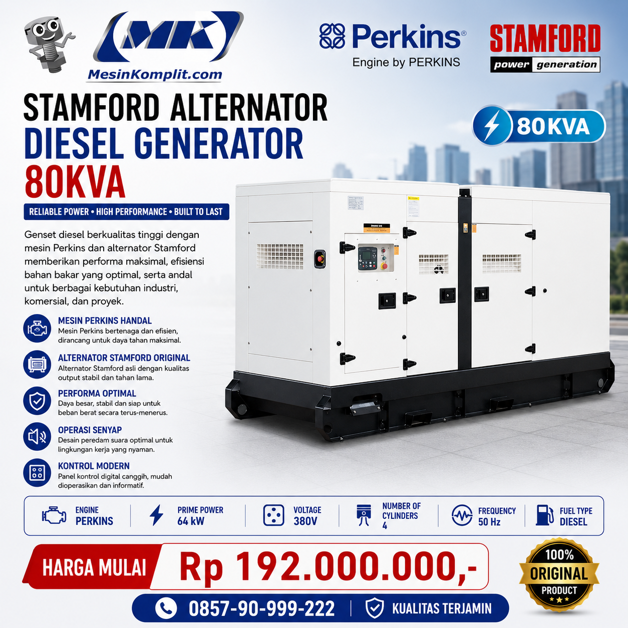 Generator Perkins St...